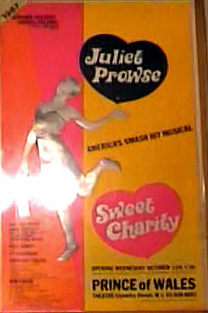 Richard Mills - Sweet Charity theatre poster - Prince of Wales Theatre 
