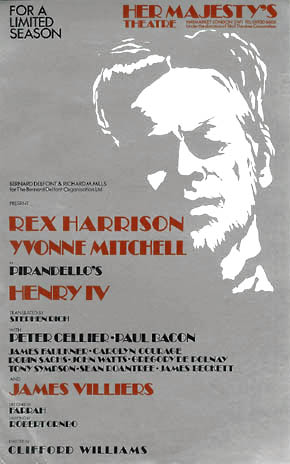 Henry IV theatre poster - Her Majesty's Theatre