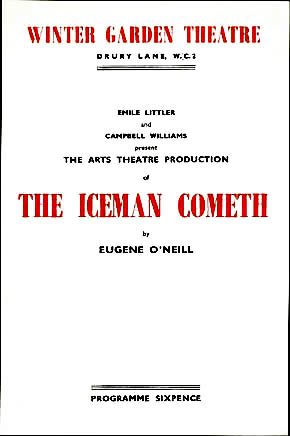 The Iceman Commeth theatre poster - Winter Garden Theatre