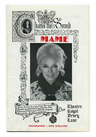 Mame theatre poster - Theatre Royal Drury Lane