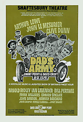 Dad's Army theatre poster - Shaftesbury Theatre