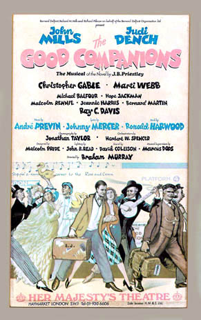 The Good Companions theatre poster - Her Majesty's Theatre