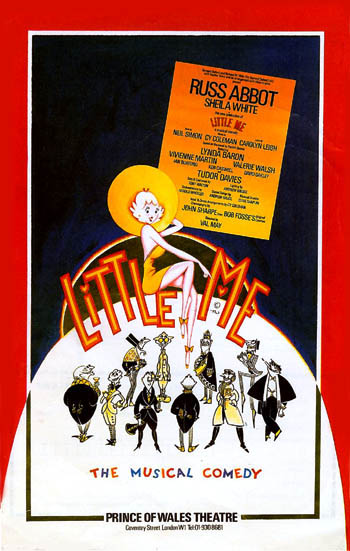Little Me theatre poster - Prince of Wales Theatre